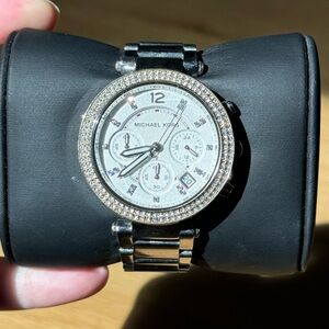 Michael Kors silver women’s watch